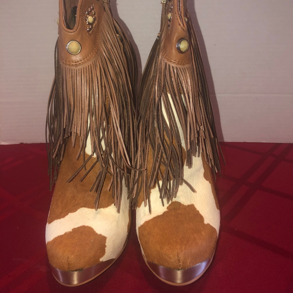 Sam Edelman fringed boots